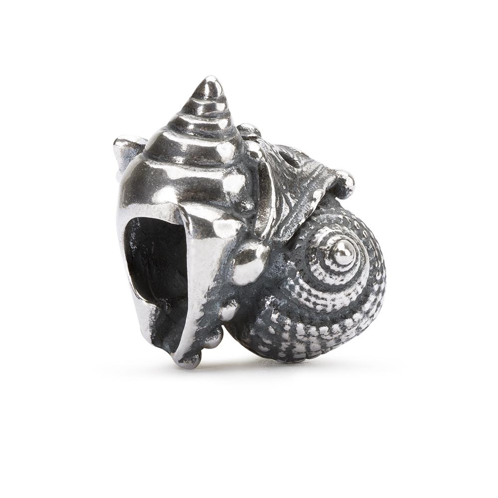 Trollbeads liefdesschelp: Geluk is elkaar en de liefde vinden in een grote oceaan.