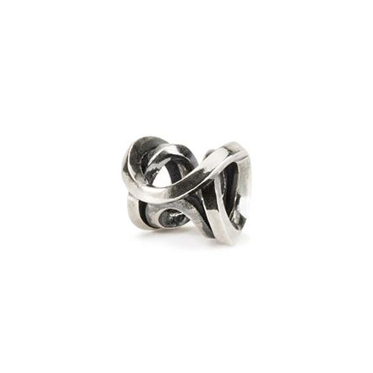 Trollbeads bedel knoop van trouw: Wees trouw en oprecht en volg je innerlijke kompas naar de juiste beslissingen.