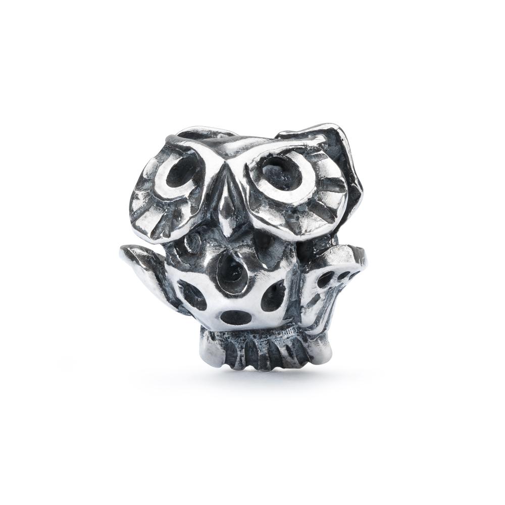 Trollbeads Wijze uil: Net als de wind weet de wijze uil alles.
