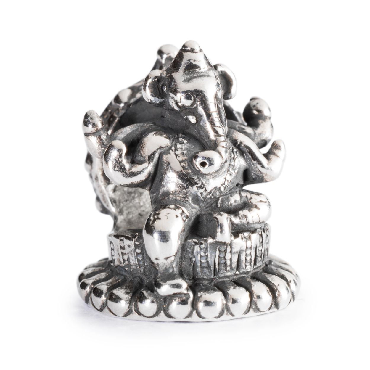 TROLLBEADS Ganesha: Ganesha is de God van de wijsheid, de intelligentie en de kennis. Hij is de God die blokkades opheft en die staat voor geluk en bestemming.