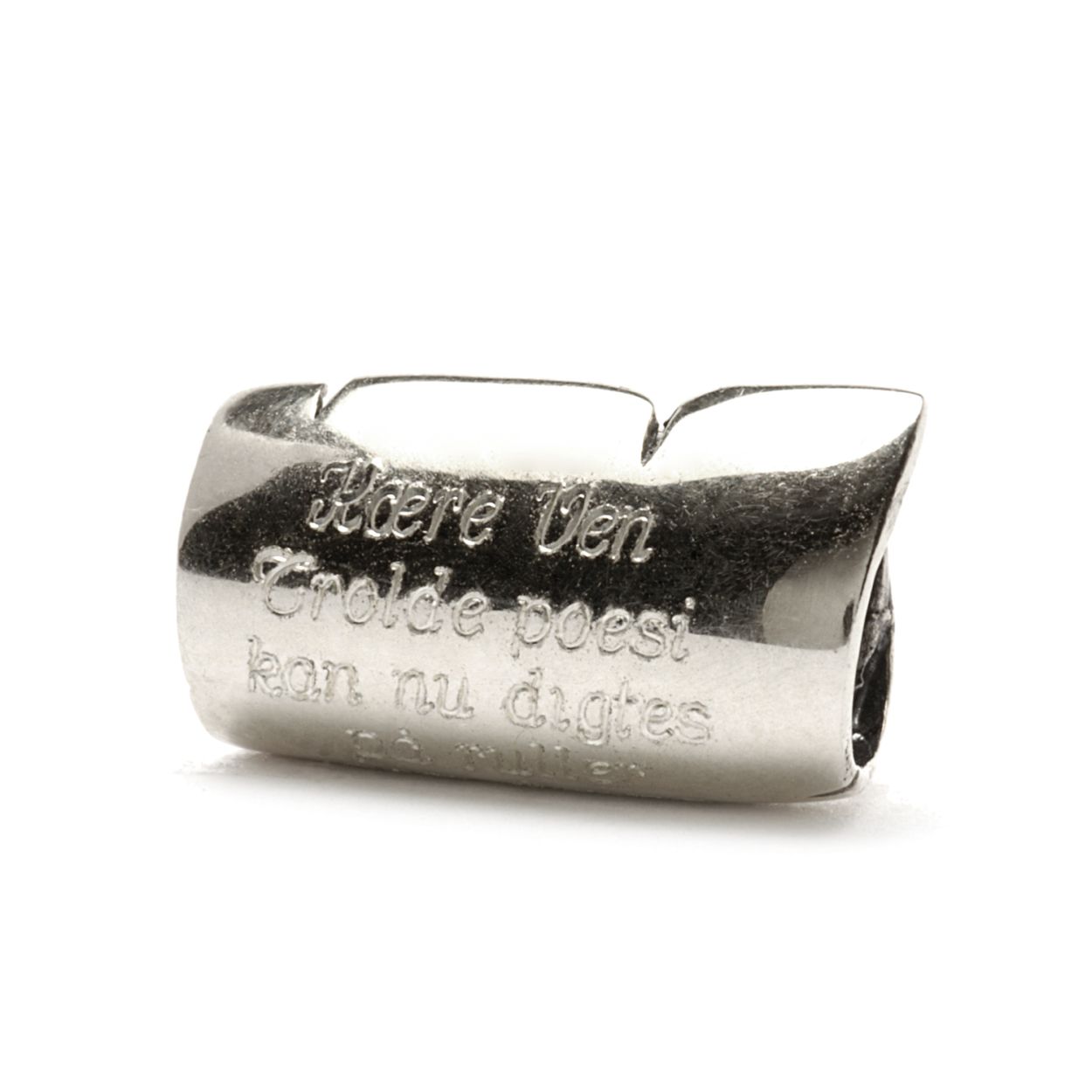 Trollbeads papyrus bedel. Deze kraal is zonder gravure
.