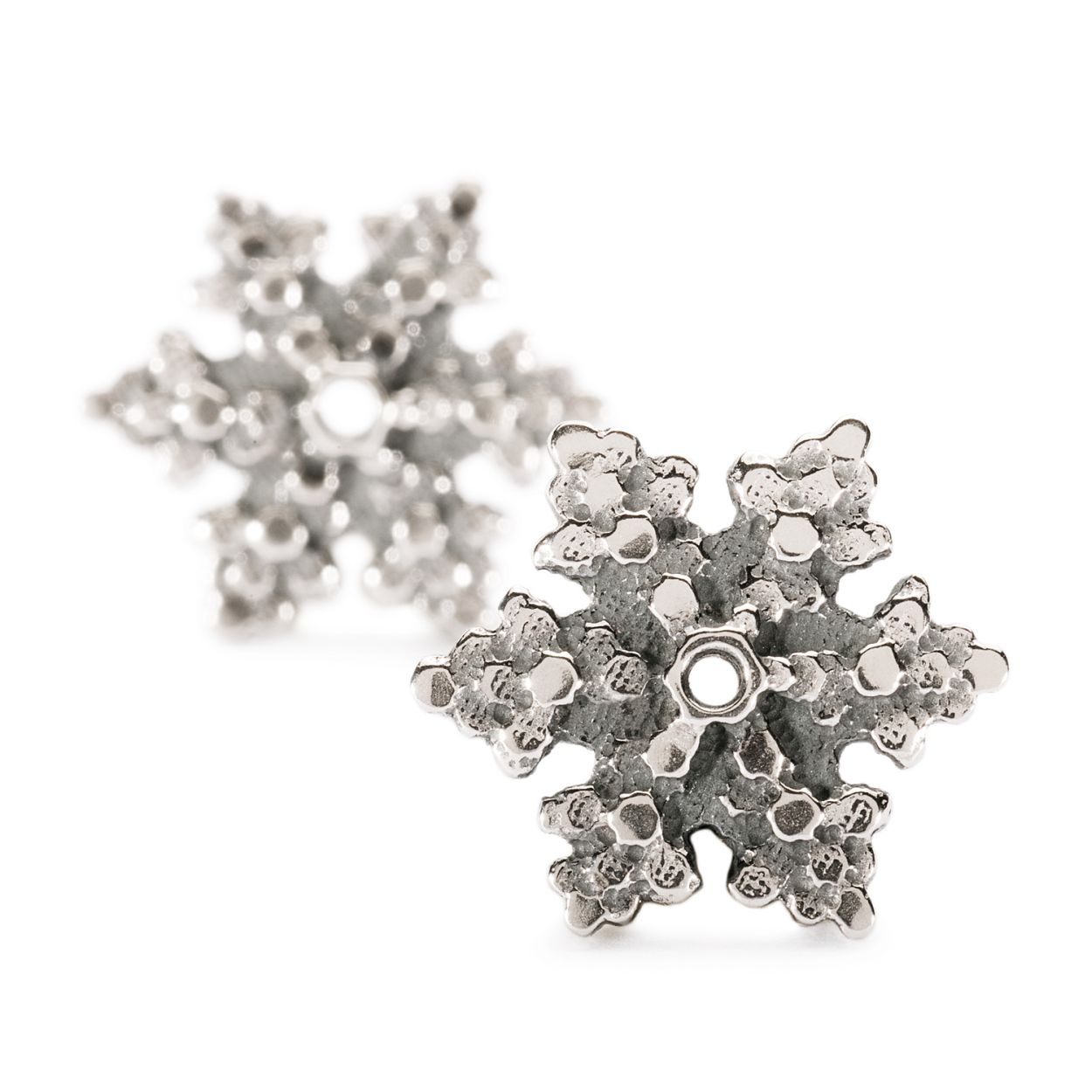 Trollbeads Sneeuwster oorhanger