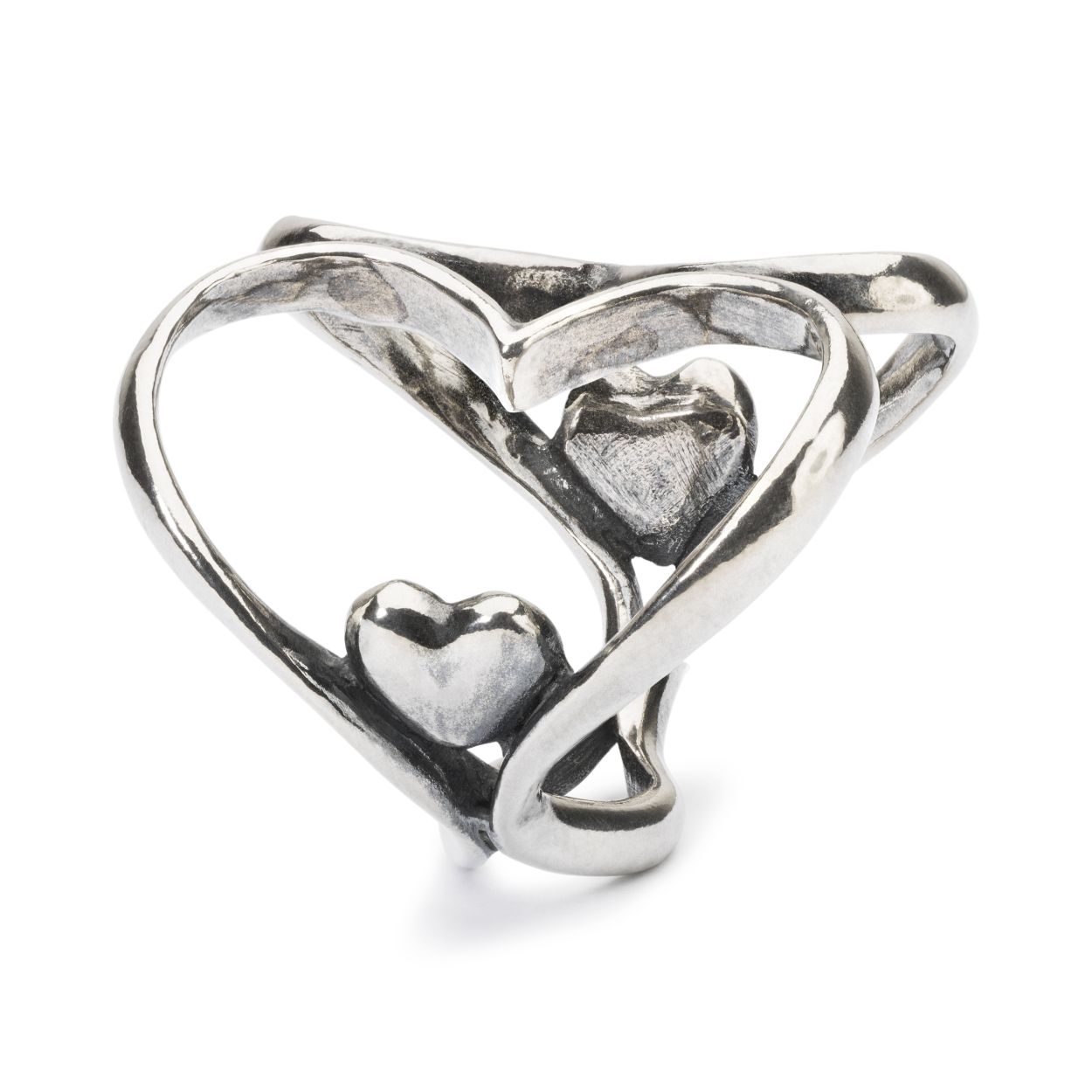 Trollbeads Open je hart, hanger: Je kunt niet alles uitleggen, sommige dingen kun je alleen voelen.