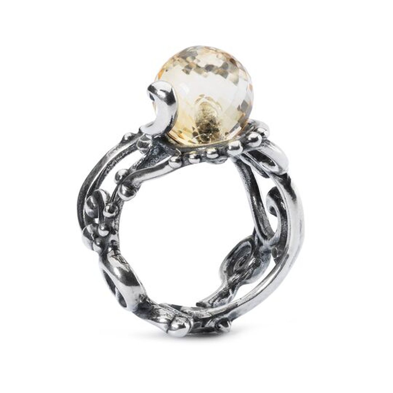 Van citrien wordt gezegd dat het persoonlijke kracht en energie versterkt, vergroot en zuivert. Hierdoor is het een steen van wilskracht en geluk. Voor jou. Deze is gezet in een spectaculaire ring.
Maat 56