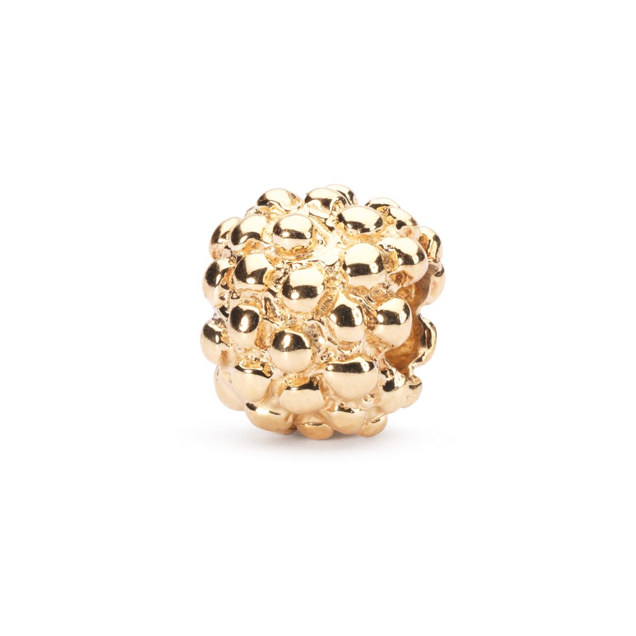 Trollbeads Trollbead ; deze mooie 18krt gouden kraal heeft de vorm van bessen uit het bos. Ontwerp van Soren Solvsmed. TAUBE-00001