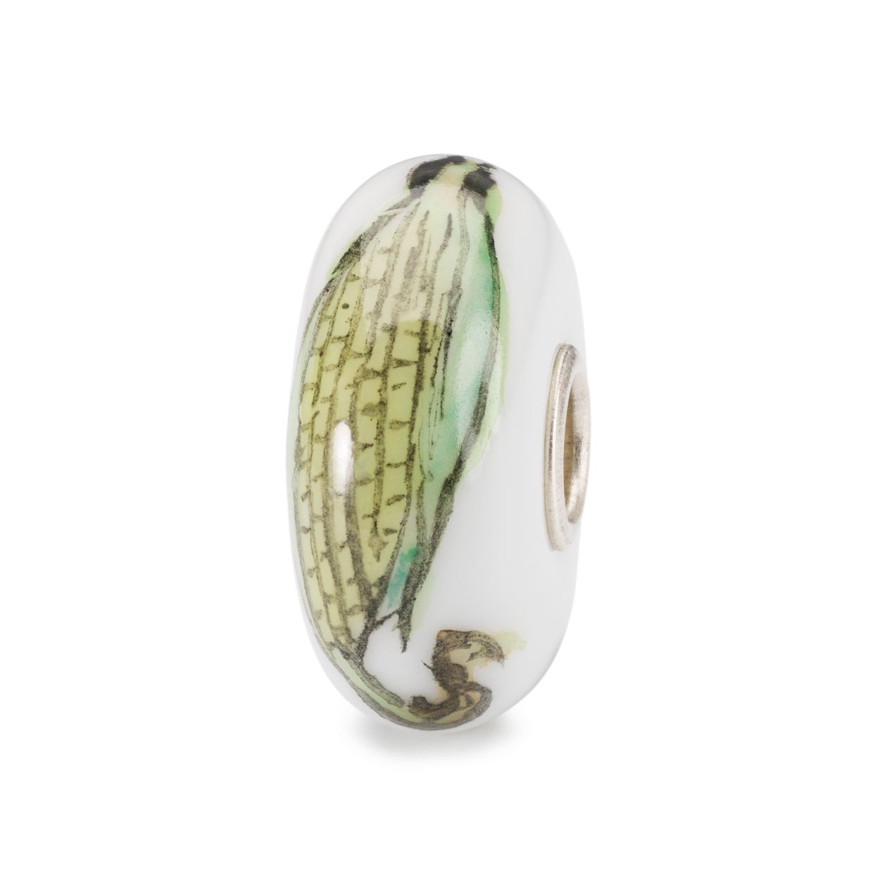 Trollbeads Goudgele maïs: Elke dag is een nieuw begin. Porselein is een fantastisch materiaal. Elke porseleinen kraal is handgemaakt, waardoor 2 handgeschilderde kralen nooit helemaal hetzelfde zijn. Dit geldt voor zowel de maat, de kleur als het patroon.