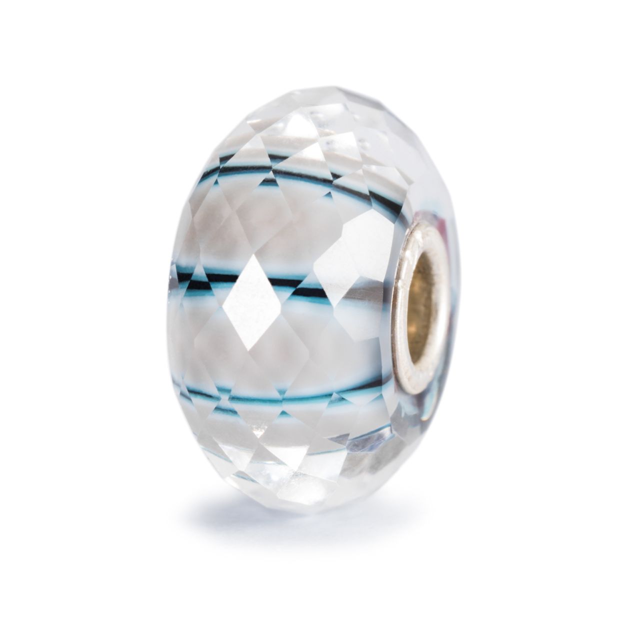Trollbeads Maneschijn-facet: In het gedempte maanlicht schittert de tempel als een glaspaleis.