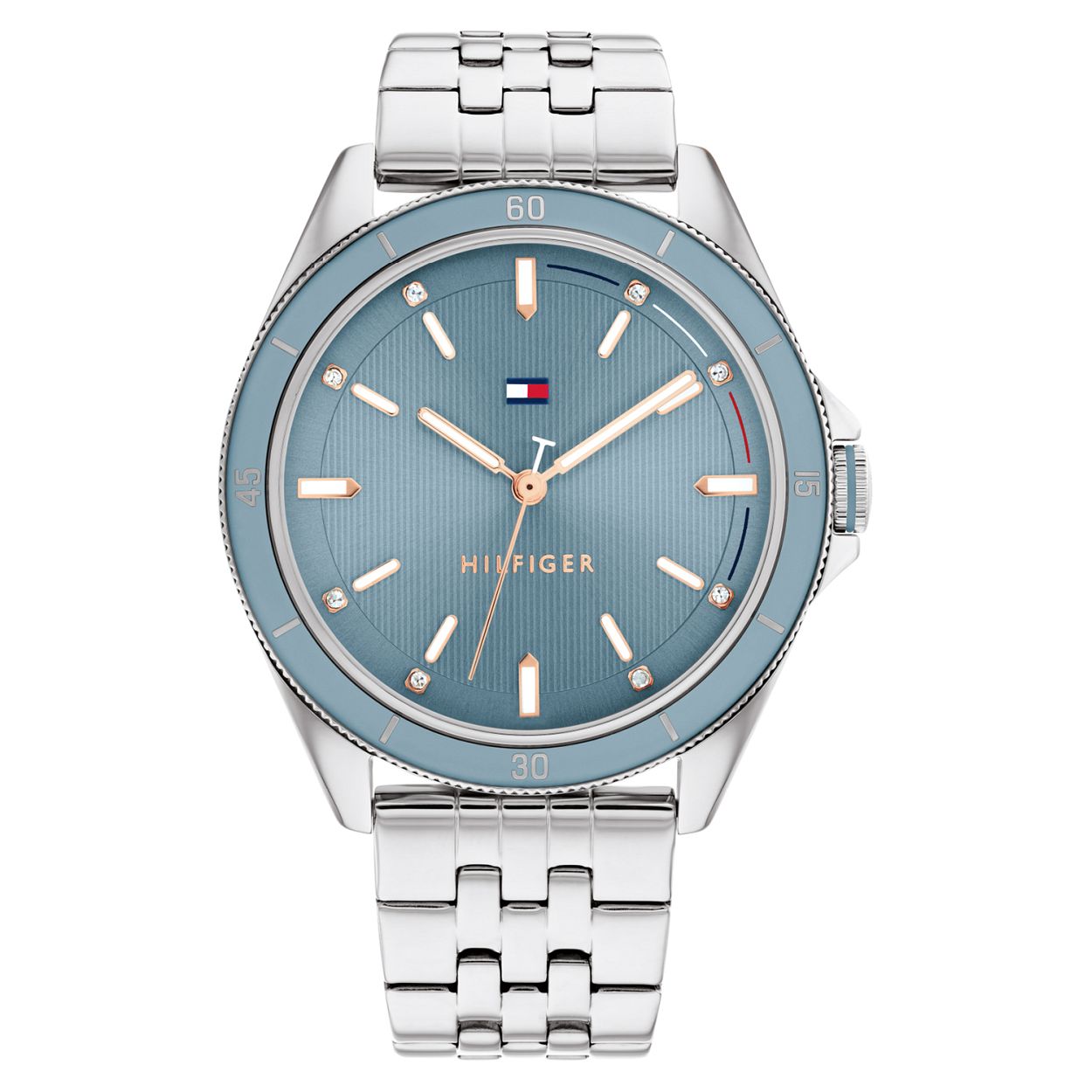Dit is een dameshorloge van het merk Tommy Hilfiger uit de serie Emma. Met een horlogekast gemaakt van staal en een zilverkleurige band van staal.