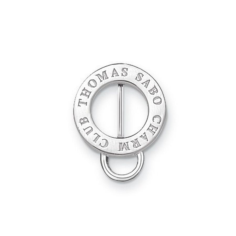 Verbindingsring, van Thomas Sabo, gemaakt van 925 Sterling zilver. Deze verbindingsring is speciaal voor armbanden of kettingen van koord. Een verbindingsring dient om bedels of charms netjes aan een armband of ketting te dragen.