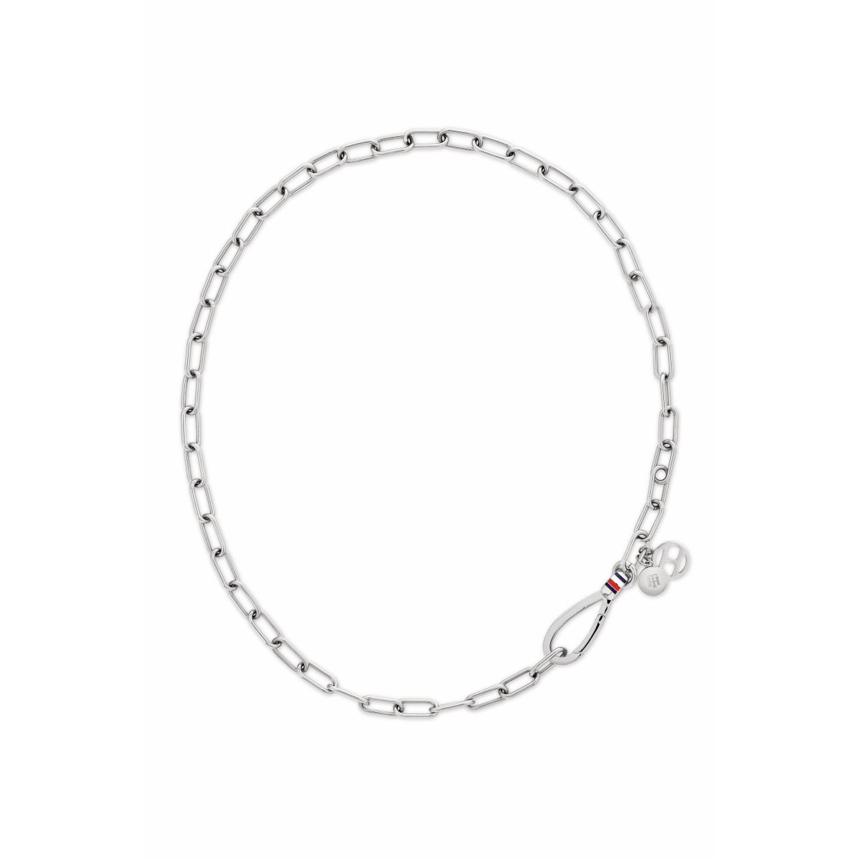Dit simpele maar elegante collier straalt klasse uit. In het slot van de schakelketting is het logo van Tommy Hilfiger verwerkt. De lengte is 45 cm. Het collier is in lengte verstelbaar. 

Levertijd: 5-7 werkdagen
