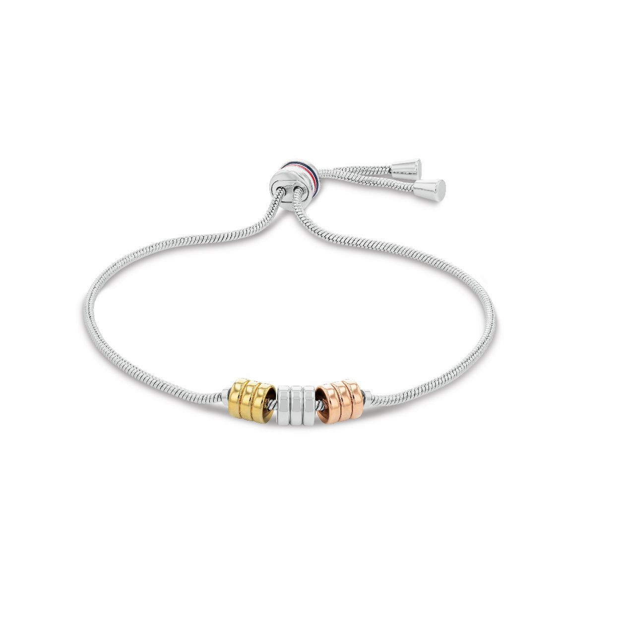 Tommy Hilfiger TJ2780503 Dames Armband  

Deze bicolour Tommy Hilfiger armband �TJ2780503� mag niet ontbreken tussen jouw accessoires. Deze te gekke armband is gemakkelijk te combineren en staat perfect bij iedere outfit. De armband is makkelijk te verstellen waardoor zijn pasvorm perfect is voor iedereen!

