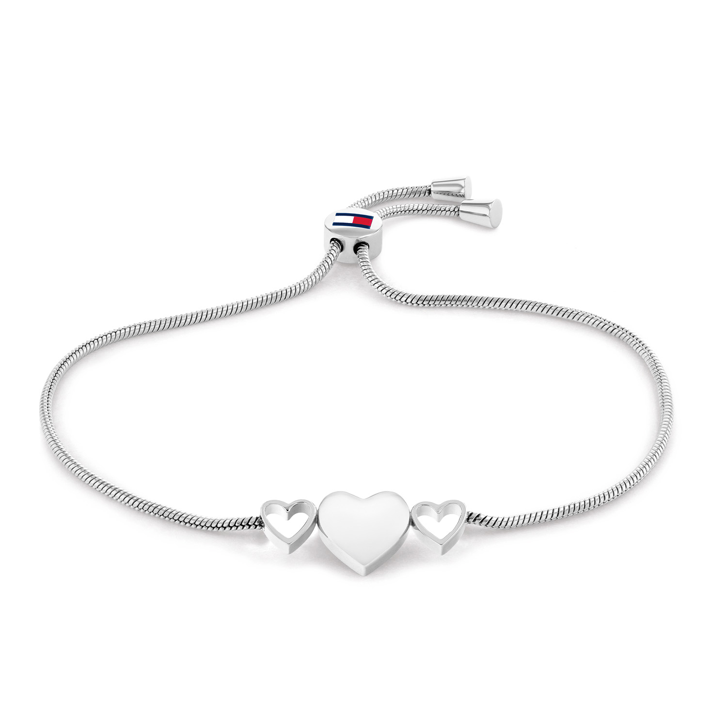 De TOMMY HILFIGER armband is gemaakt van roestvrij staal en heeft een strak ontwerp. Met een gewicht van 10 gram en afmetingen van 2x8x2 cm is het ideaal voor dagelijks gebruik. Draag deze armband alleen voor een subtiele look of combineer met andere sieraden voor een stijlvolle stapel. Categorie: Sieraad, Type: Armband.