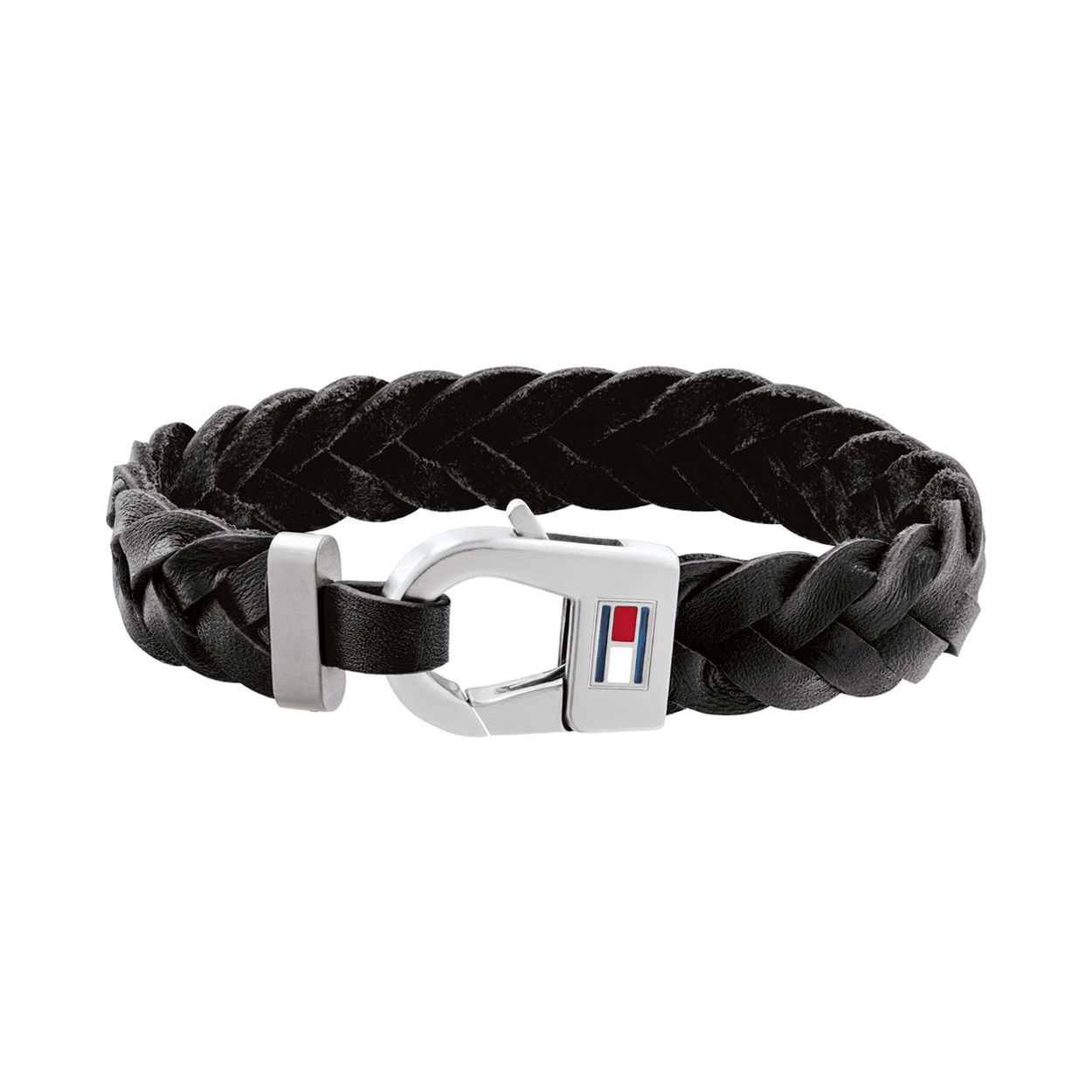 Deze gevlochten lederen armband is van Tommy Hilfiger. De armband sluit doormiddel van een haaksluiting welke is voorzien van het Tommy Hilfiger logo.

HET MERK
Tommy Hilfiger is wereldwijd ��n van de grootste designer lifestyle merken en is internationaal bekend om haar classic American cool stijl. De sieraden zijn voor dames en heren zijn klassiek met een stoere twist.

SPECIFICATIES
- Zwart gevlochten leer

