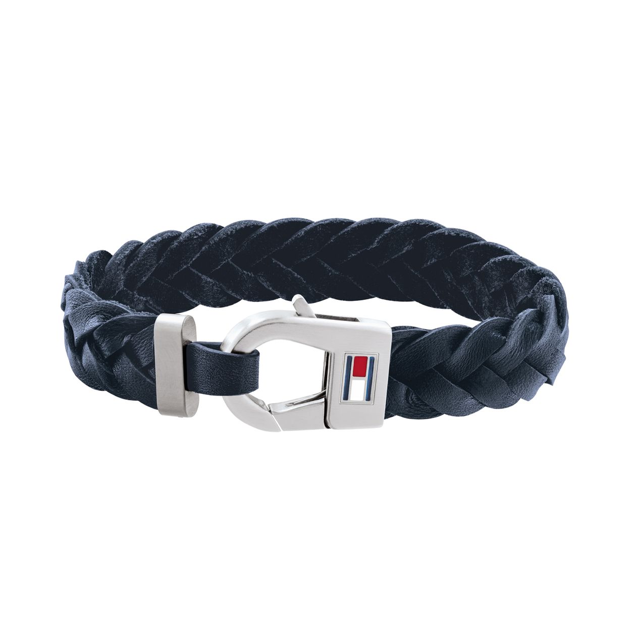 Deze gevlochten lederen armband is van Tommy Hilfiger. De armband sluit doormiddel van een haaksluiting welke is voorzien van het Tommy Hilfiger logo.

HET MERK
Tommy Hilfiger is wereldwijd een van de grootste designer lifestyle merken en is internationaal bekend om haar classic American cool stijl. De sieraden zijn voor dames en heren zijn klassiek met een stoere twist.

SPECIFICATIES
- Blauw gevlochten leer
- Artikelnummer: TJ2790158

