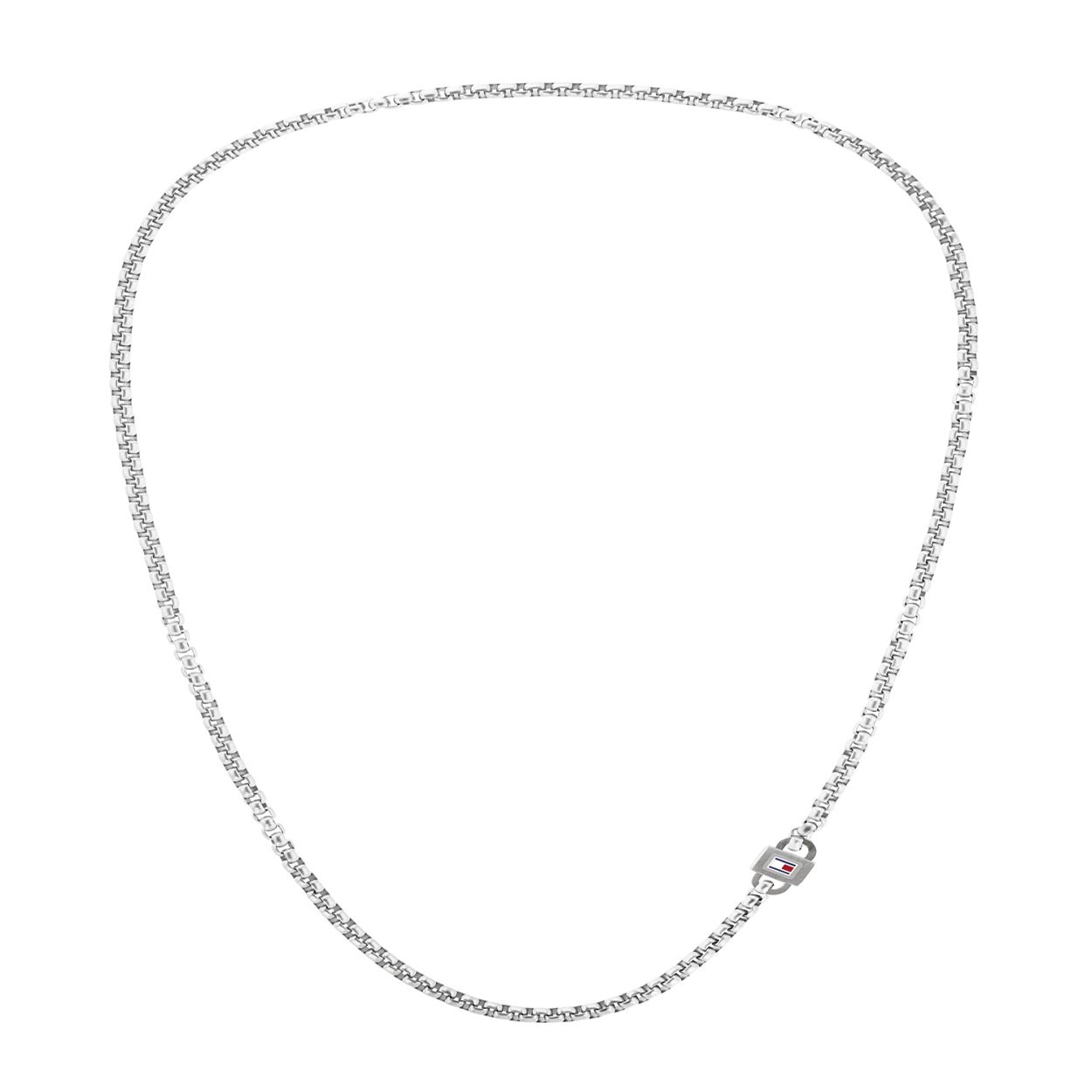 Tommy Hilfiger Jewels TJ2790365 Ketting Staal Heren Zilverkleurig 60cm
Deze unieke ketting van Tommy Hilfiger van de jewelry serie met nummer TJ2790365 is een stoere en stijlvolle ketting voor Heren. De stalen Zilverkleurige schakelketting heeft ronde schakels met plaatjes en sluit dmv een klepsluiting. Op de bolle sluiting is het Tommy logo gegraveerd. Geschikt voor de man die van stoere Tommy sieraden houdt. Leuk te combineren met andere sieraden van Tommy Hilfiger.    

Het merk
Tommy Hilfiger is wereldwijd een van de grootste designer lifestyle merken en is internationaal bekend om haar classic American cool stijl. De sieraden zijn voor dames en heren met een eigen stijl die niet bang zijn om dit aan de wereld te laten zien.

Specificaties
- Artikelnr TJ2790365
- Zilverkleurige schakelketting
- Materiaal Staal
- Lengte 60cm
- Heren sieraad