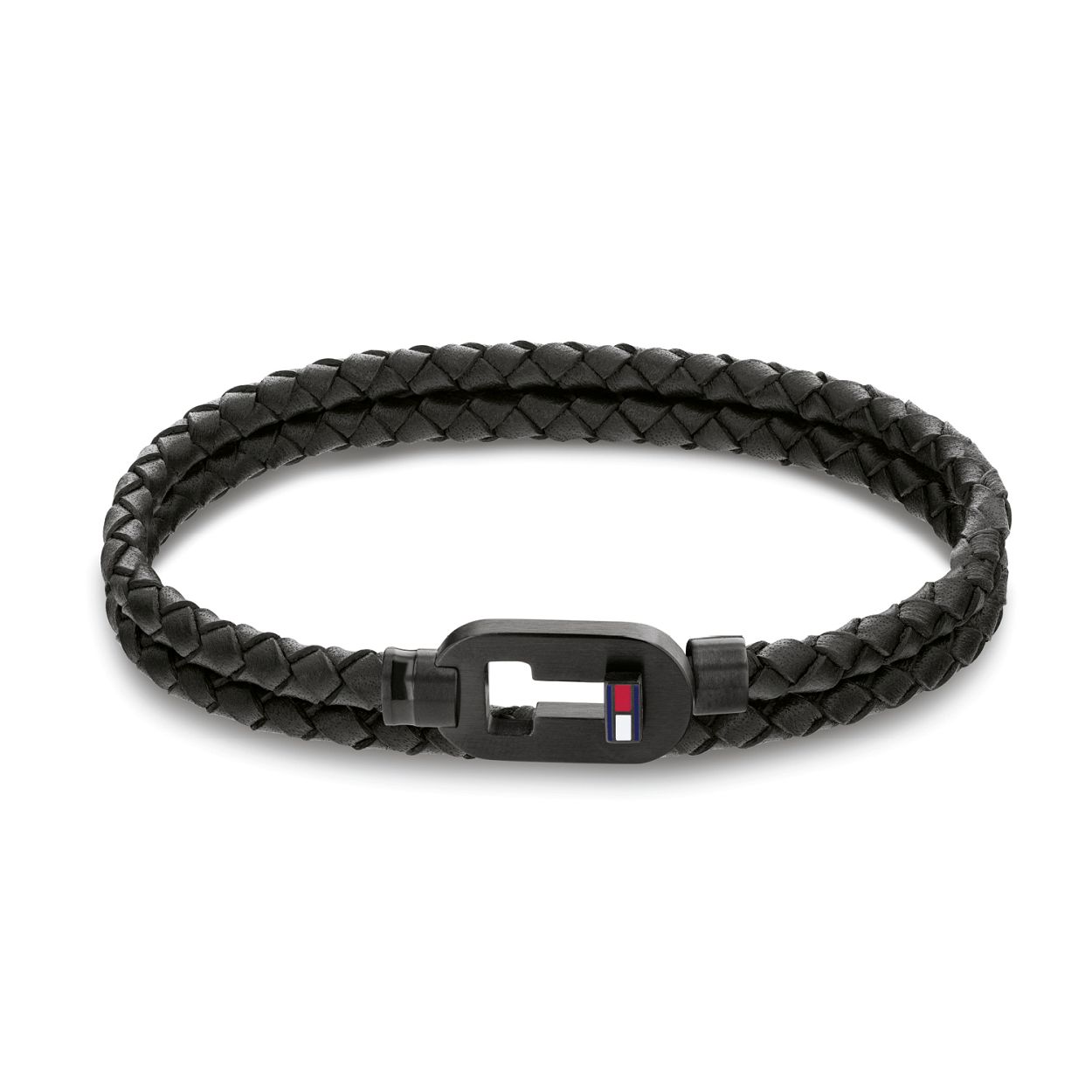 Tommy Hilfiger Jewels TJ2790386 Armband Heren Zwart Leer 21cm 
Deze unieke armband van Tommy Hilfiger van de jewelry serie met nummer TJ2790386 is een echte must-have. De zwarte gevlochten leren heren armband is extra lang zodat je hem dubbel om de pols draagt en hij in het slot bijeenkomt. De zilverkleurige mat stalen sluiting werkt als een kiepslot met haak. Op de sluiting is het logo van Hilfiger gegraveerd. Het is een nette gevlochten armband voor de man die graag Tommy sieraden draagt. Leuk te combineren met andere armbanden van Tommy Hilfiger. 
   
Het merk
Tommy Hilfiger is wereldwijd een van de grootste designer lifestyle merken en is internationaal bekend om haar classic American cool stijl. De sieraden zijn voor dames en heren met een eigen stijl die niet bang zijn om dit aan de wereld te laten zien.

Specificaties
- Artikelnr TJ2790386
- Zwarte leren armband
- Materiaal Leer
- Lengte 42cm/21cm
- Heren sieraad