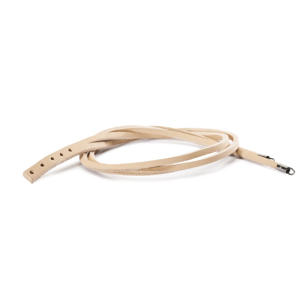 Trollbeads Armband 45cm beige met zilver