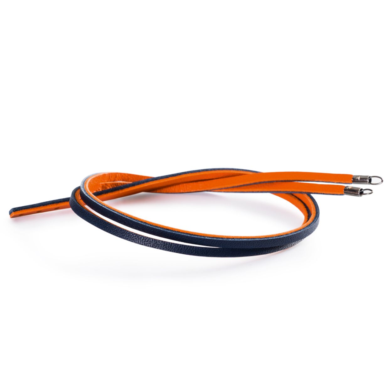 leder oranje/marine