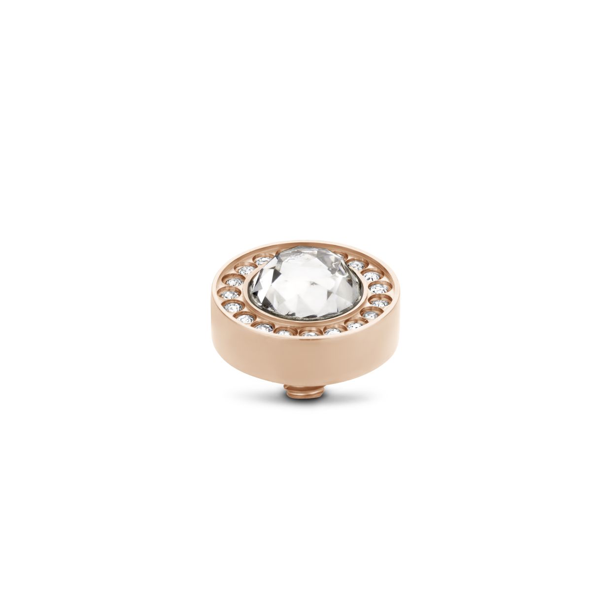 Dit is een prachtige steen van Melano. Het Melano Twisted Halo cz steentje heeft een ronde vorm en is voorzien van kleine Zirkonia steentjes. Dit zorgt voor een extra shiny en stijlvolle look.