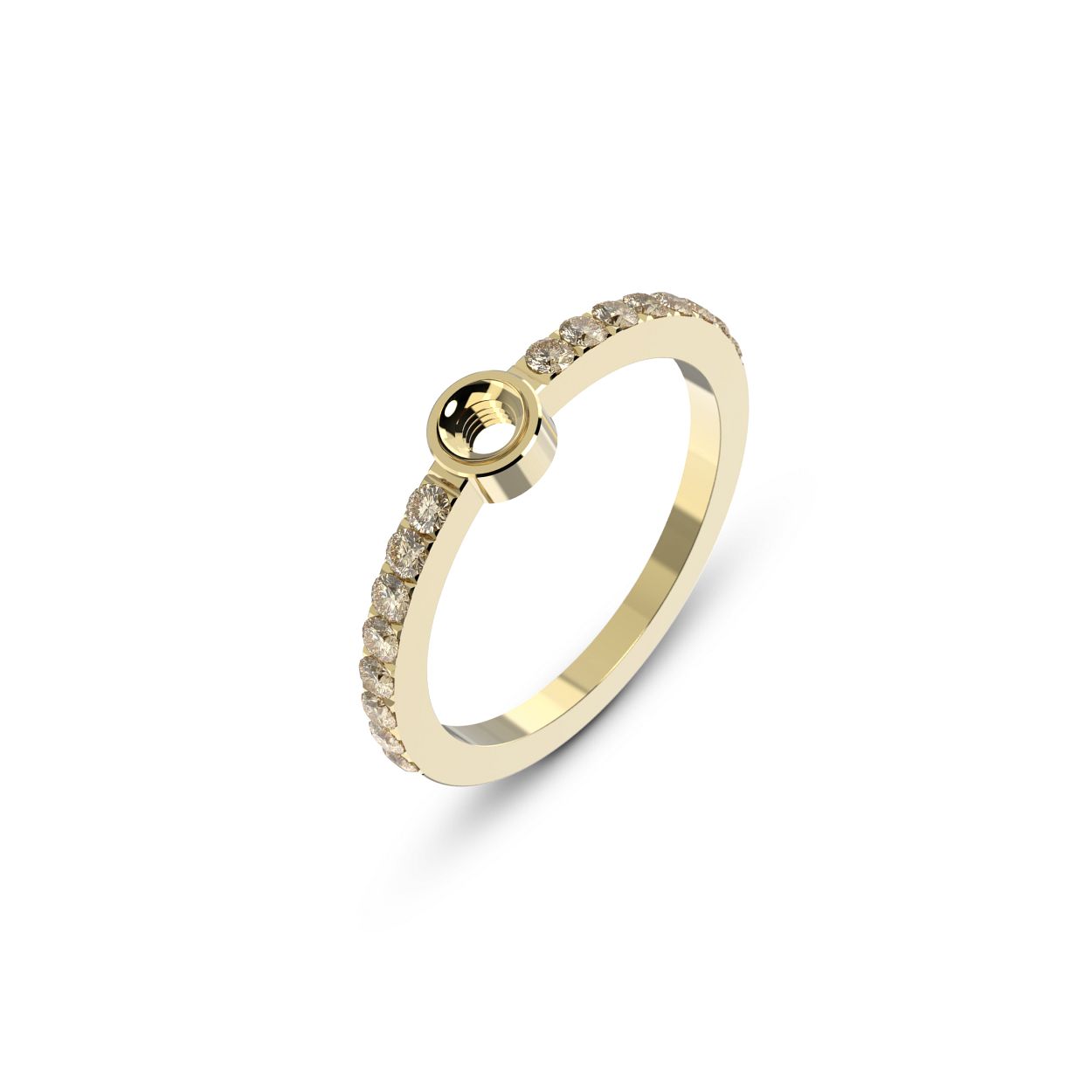 Dit is een ring van het merk Melano in maat 54.
