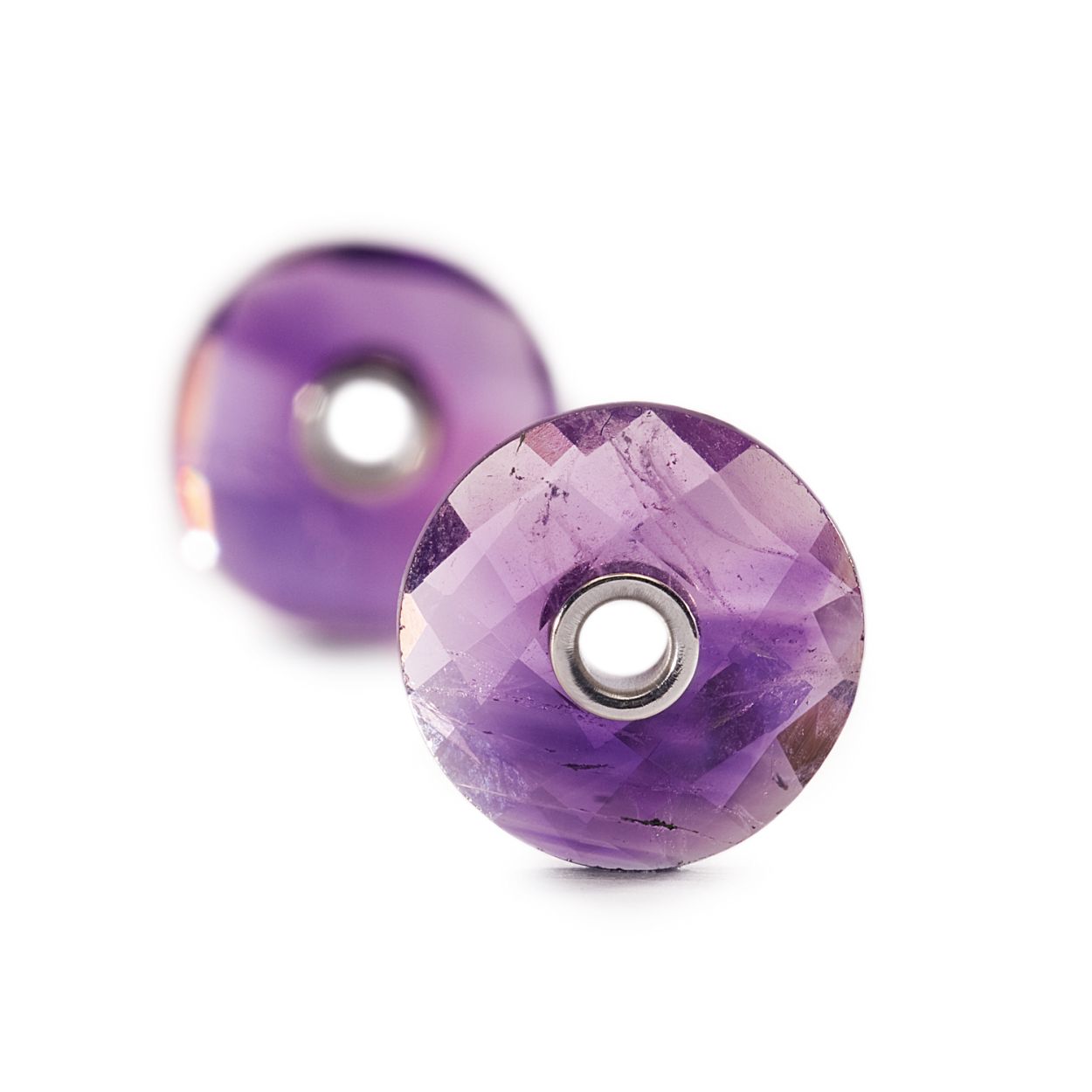Trollbeads oorhangers amethist