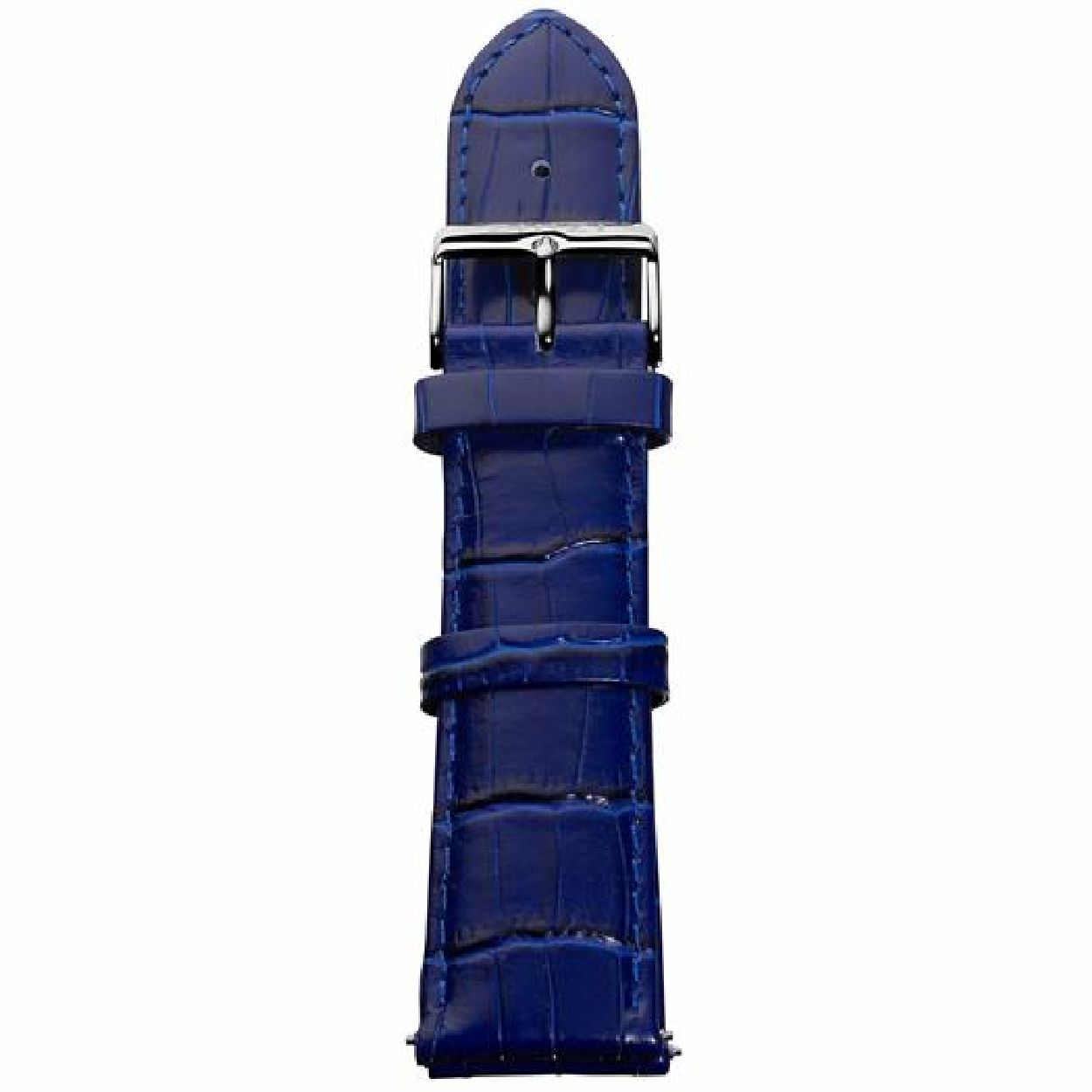 Zinzi leren horlogeband blauw UNOBAND1