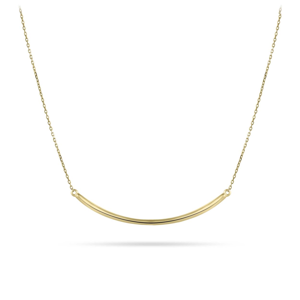 Gisser Jewels Zilver collier goud VGN005