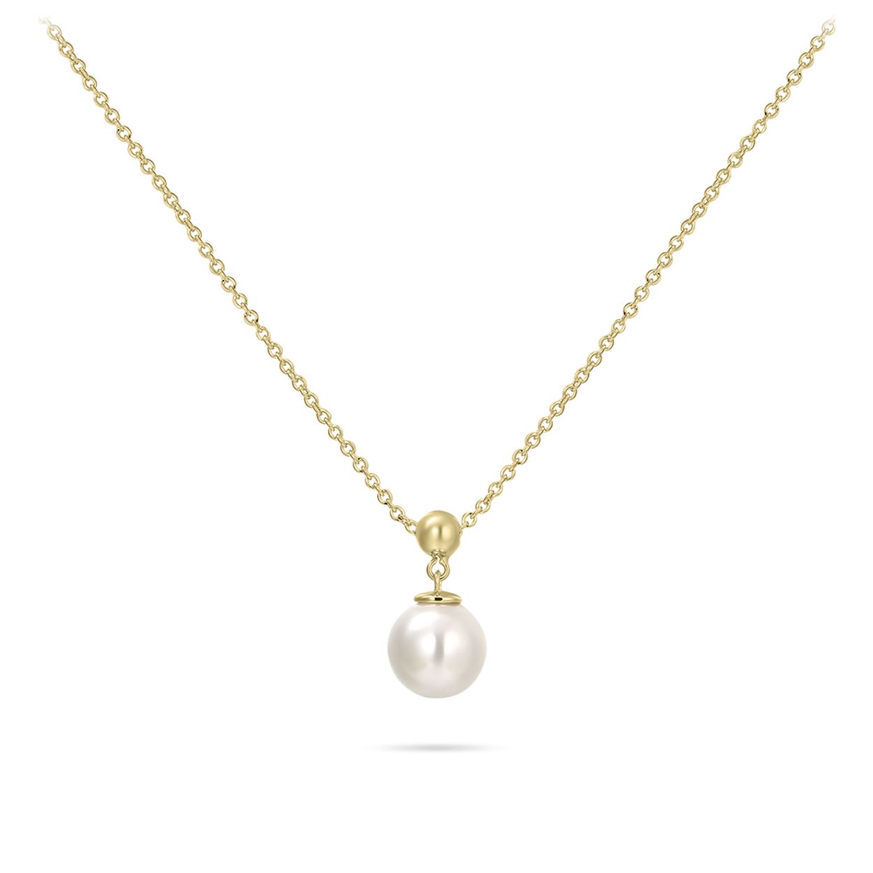 Collier uit de Modern Icons collectie van Gisser Jewels gemaakt van 14 Karaat Geel Goud. De lengte x breedte is 8 mm.