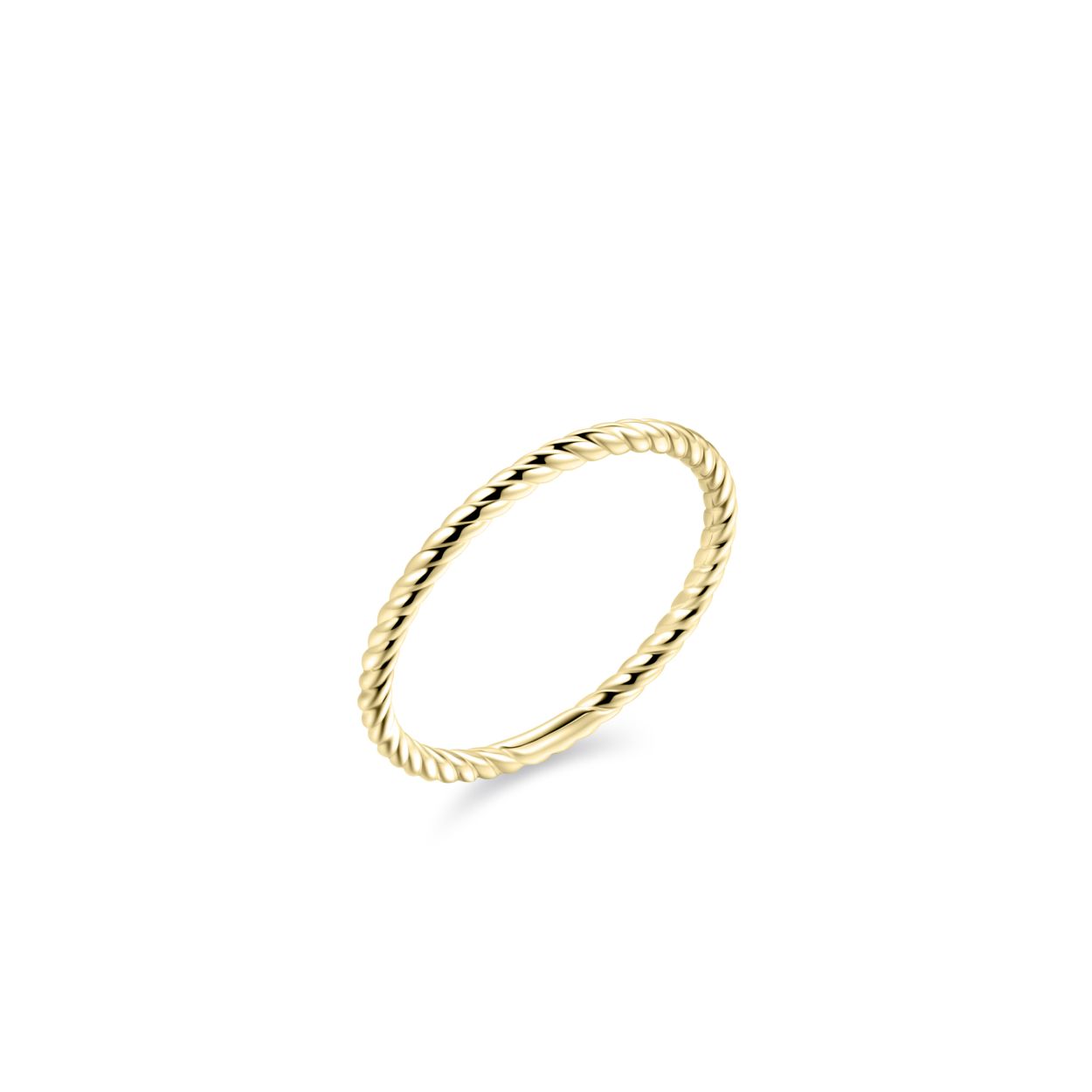 Gisser Jewels Zilver ring goud VGR008