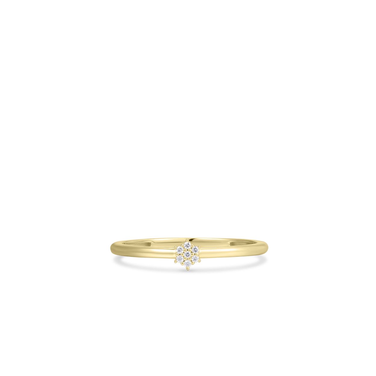 Ring uit de Daily Essentials collectie van Gisser Jewels gemaakt van 14 Karaat Geel Goud. De ringmaat is 60 en de ringbreedte is 2,5 - 4 mm.