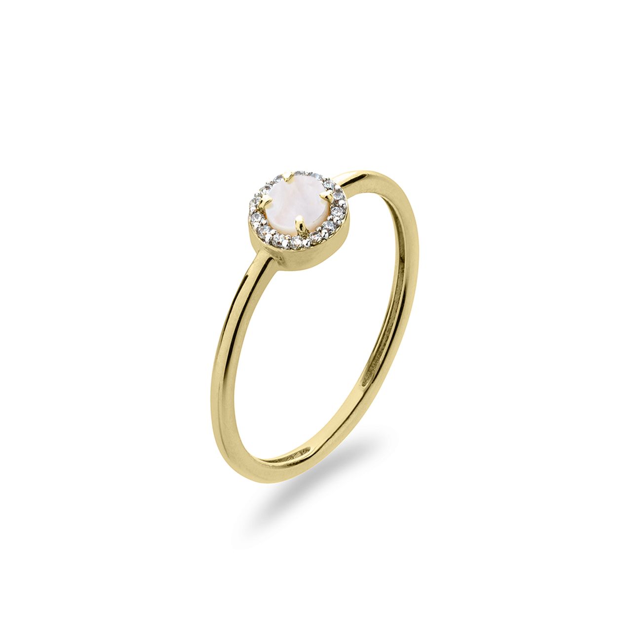 Ring uit de Signature Style collectie van Gisser Jewels gemaakt van 14 Karaat Geel Goud. De ringmaat is 58 en de ringbreedte is 1,5 - 6 mm .