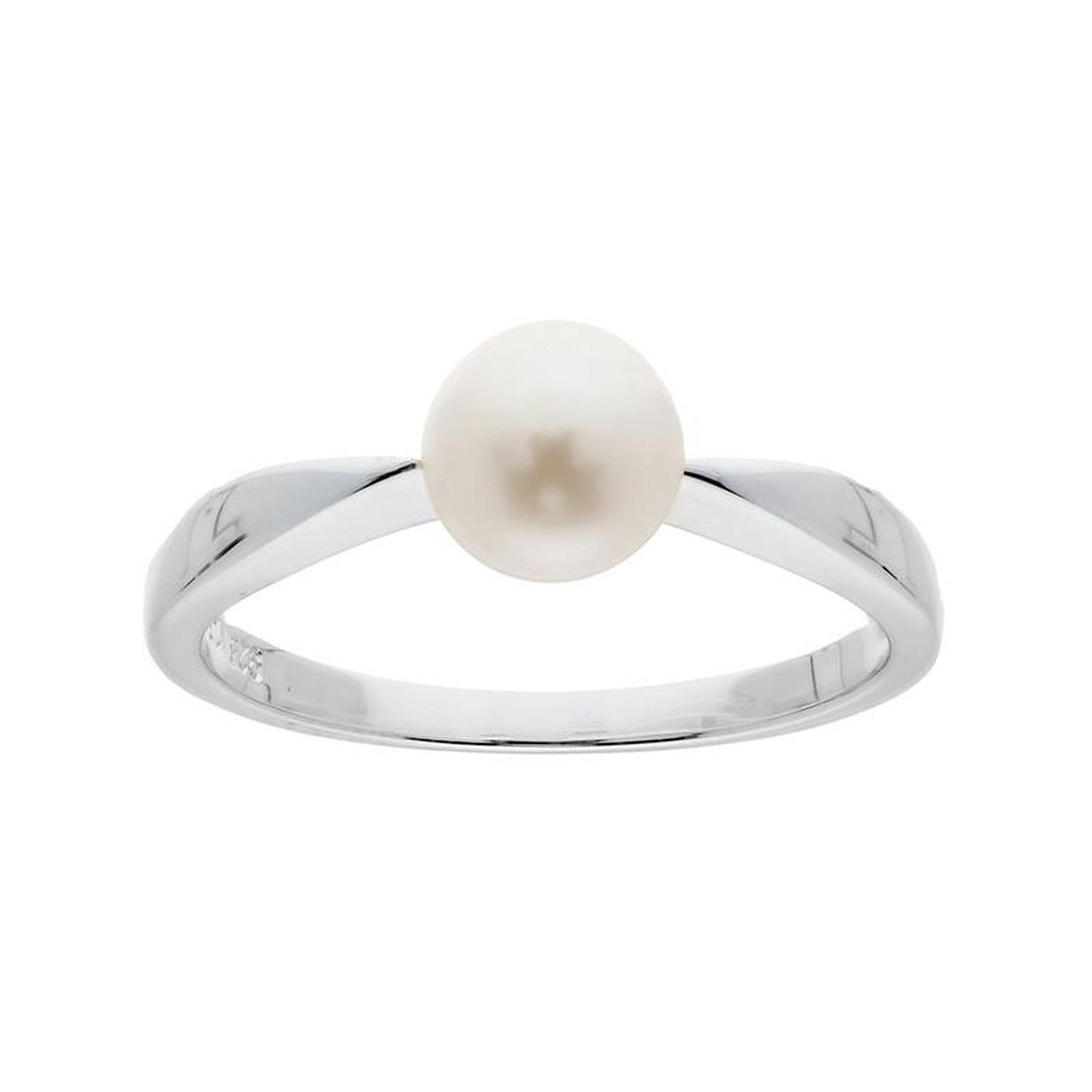  Zilveren ring met een zoetwaterparel
