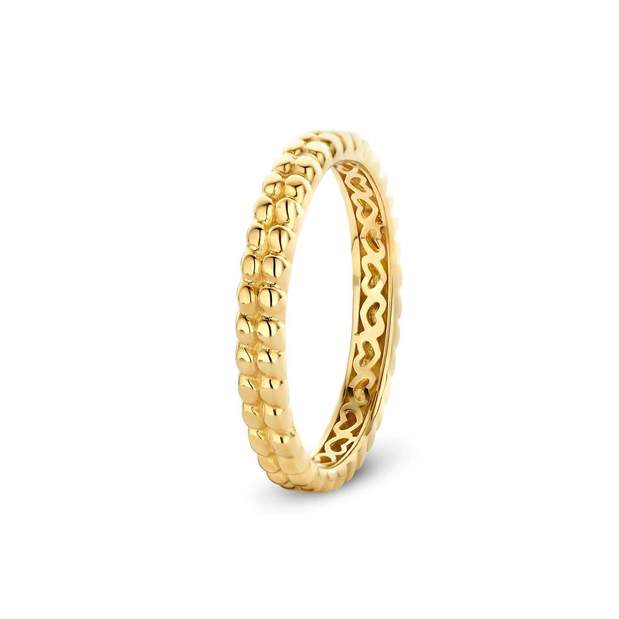 Deze ring van Glow is de perfecte toevoeging aan je sieradencollectie! Gemaakt van 14 karaat geelgoud en een breedte van 2,9mm. Verkrijgbaar in de maten 52, 54, 56 en 58. De binnenkant van de ring bestaat uit Secret Hearts. Hierdoor heeft de ring een hoog draagcomfort. 

GLOW
Benadruk jouw stijl met de verfijnde sieraden van GLOW en laat je inspireren door de uitgebreide collectie 14 karaats gouden sieraden van de hoogste Europese kwaliteit. Ontworpen om elke dag te dragen. Naast tijdloze ontwerpen bestaat de collectie ook uit hippe sieraden; zoals minimalistische gouden collieren en grafische oorknopjes. Wil je een beetje extra stralen? Kies dan voor flonkerende zirkonia of ga voor luxe met onze geraffineerde diamanten sieraden.
  
  Specificaties
  - 214.1223
  - Ring
  - 14 karaat geelgoud
  - Maat 56