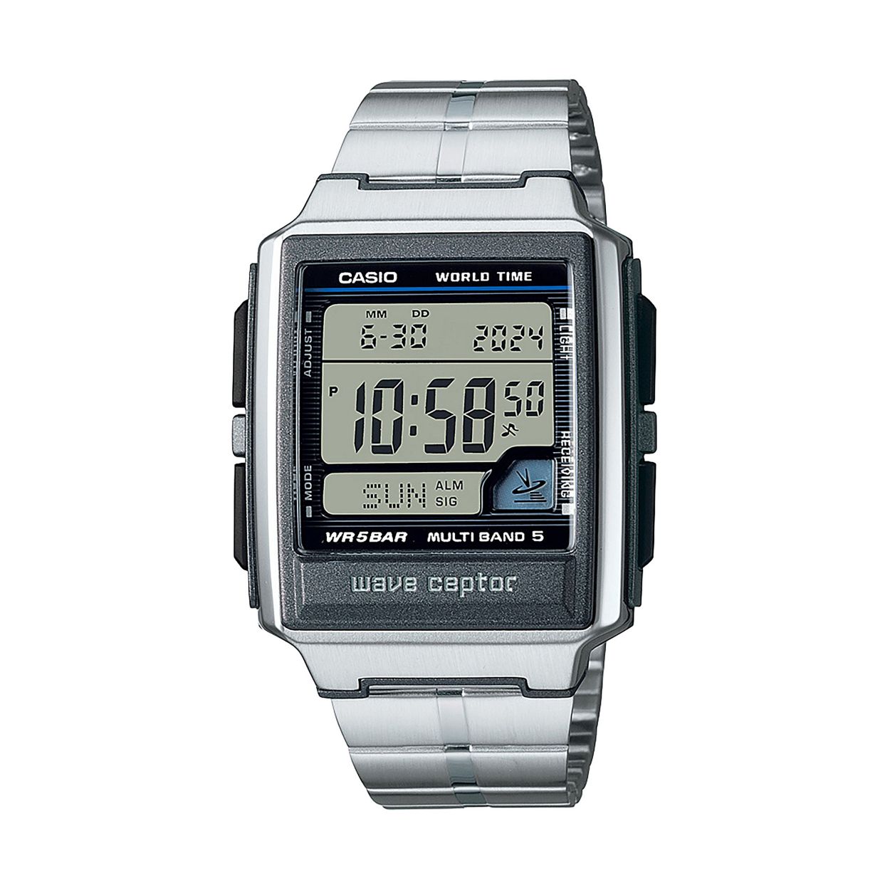 Dit herenhorloge is van het merk Casio. Het is een horloge gemaakt van edelstaal. De diameter van de kast is39 mm en de kast is 12.5 mm dik.
De verdere specificaties van het horloge zijn als volgt:
Glassoort: acryl
Bandbreedte (mm): 22.8
Kastmateriaal: edelstaal
Waterdichtheid: 5 ATM
Techniek: quartz