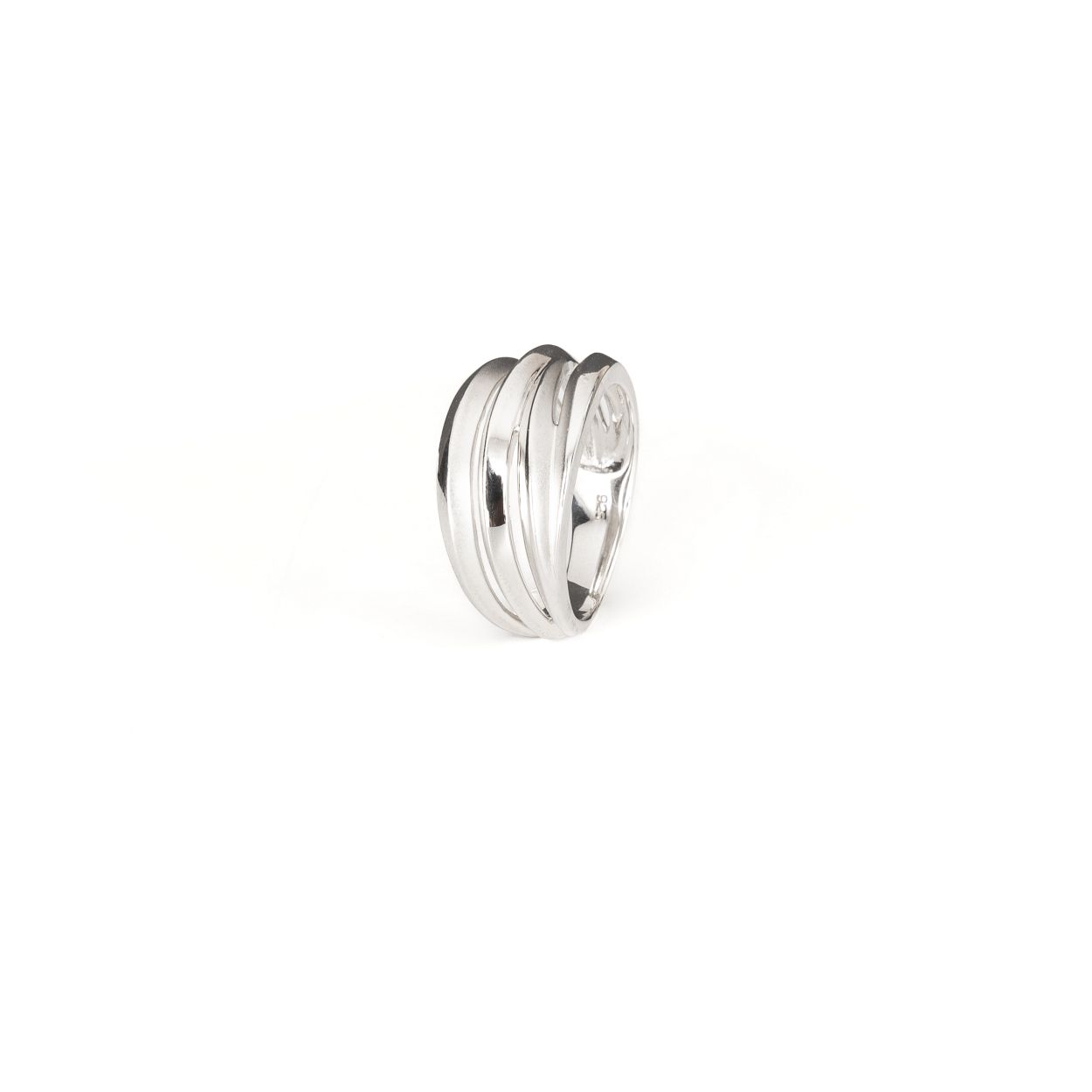 Yo-design zilveren Vogue ring maat 18 