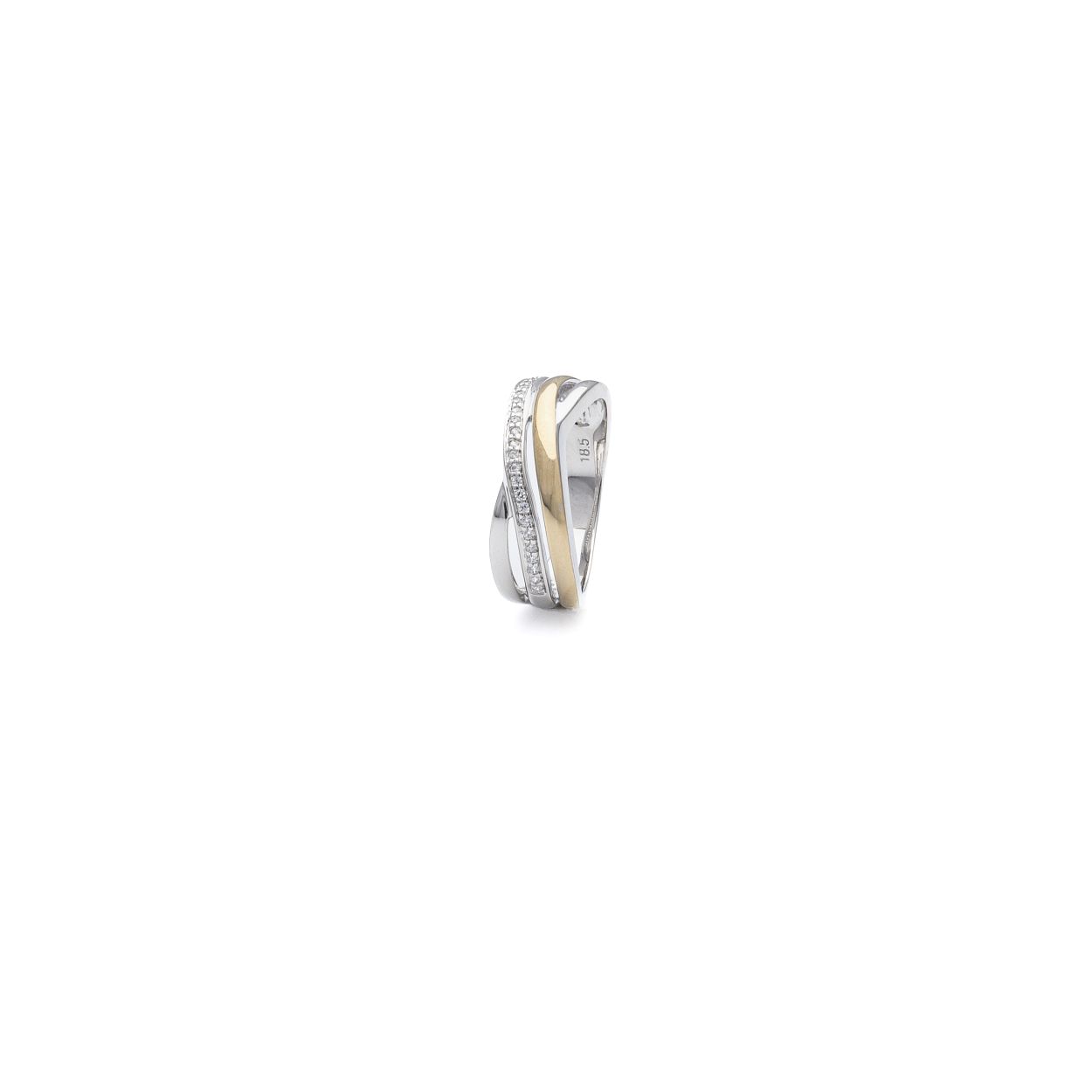 Yo Design Ring Chopin Gold geschikt voor dames die houden van strakke elegente sieraden ontworpen door Joanna Taraszkiewicz Poolse ontwerpster