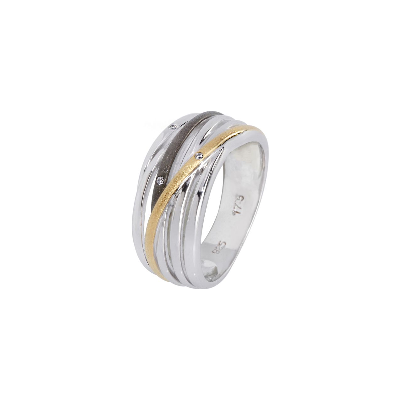 Yo Design Ring Saturn Black geschikt voor dames die houden van strakke elegente sieraden ontworpen door Joanna Taraszkiewicz Poolse ontwerpster