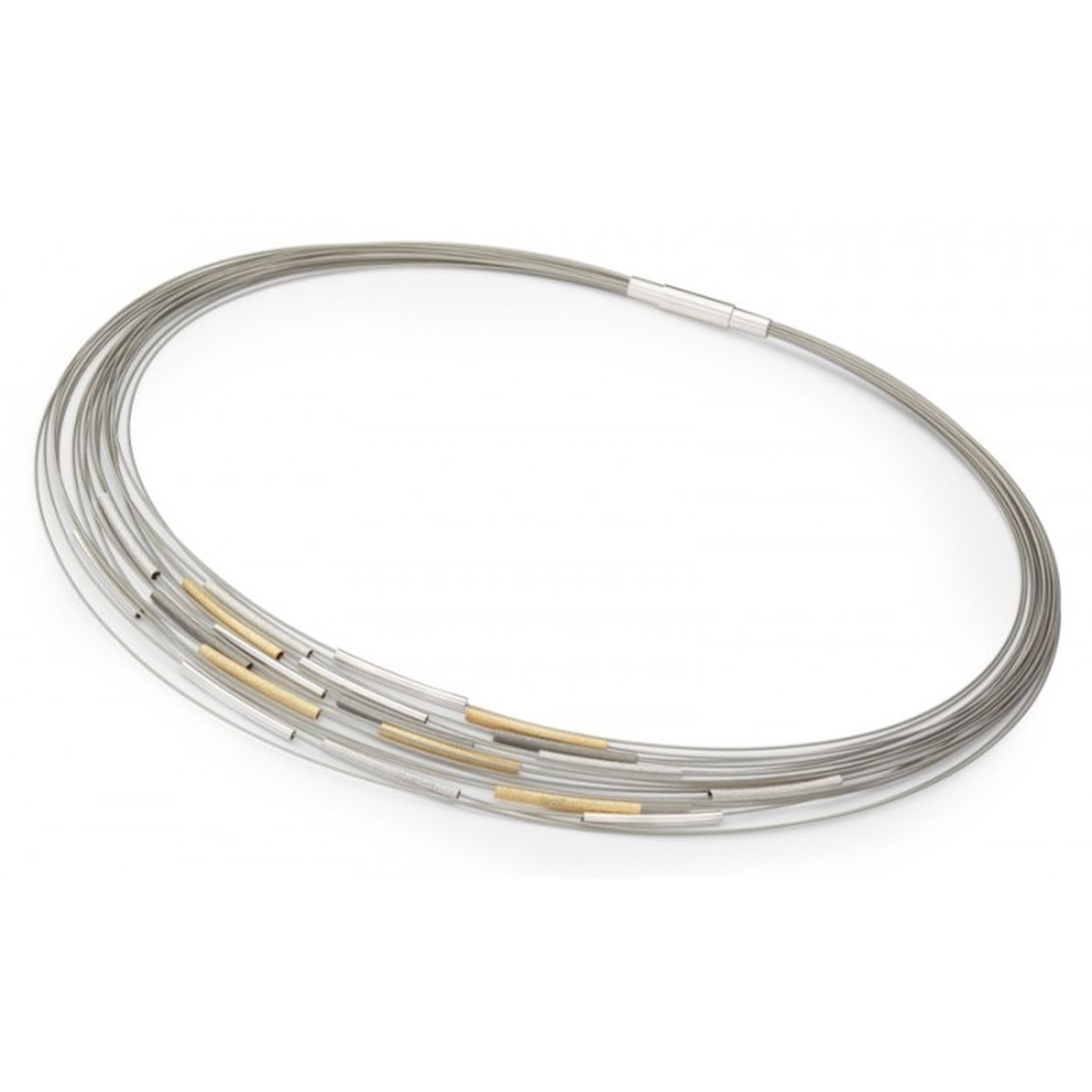 Collier zilver/verguld