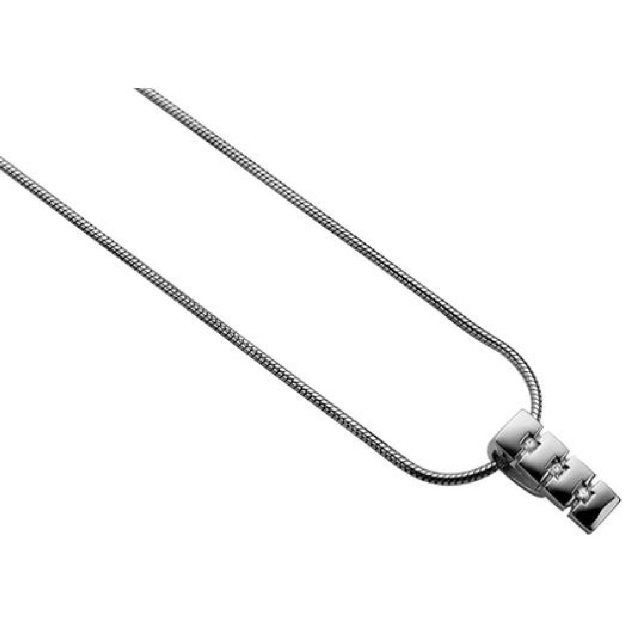ZINZI DIAMONDS zilveren hanger diamant wit ZDH39