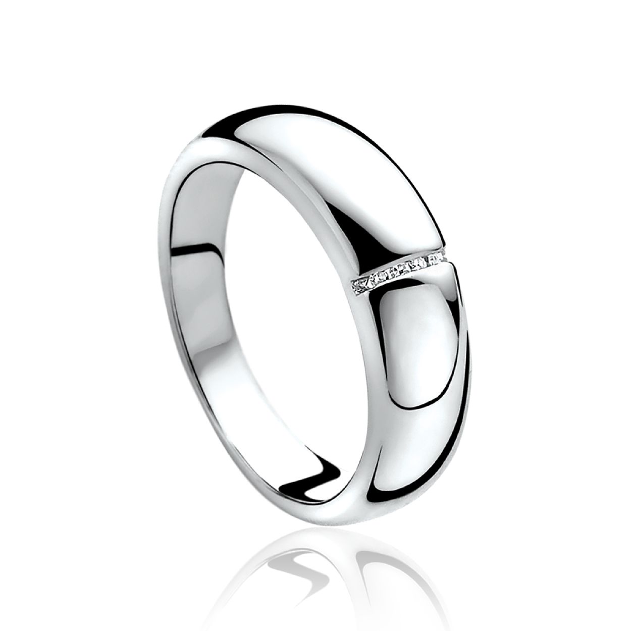Prachtige zilveren ring van Zinzi. 