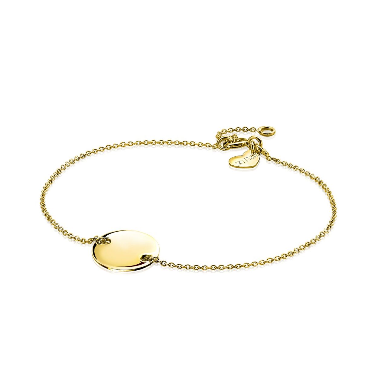 ZINZI Gold 14 karaat gouden jasseron armband rondje 18-20cm ZGA111