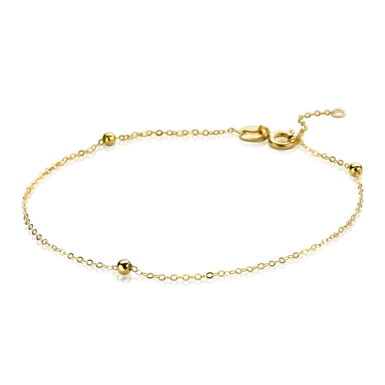 ZINZI Gold 14 karaat gouden armband bol ZGA170