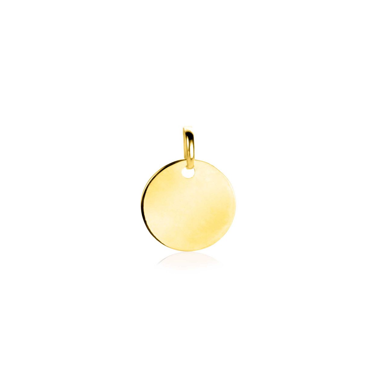 Dit is een hanger van het merk Zinzi. De hanger is  van kleur en gemaakt van goud.
