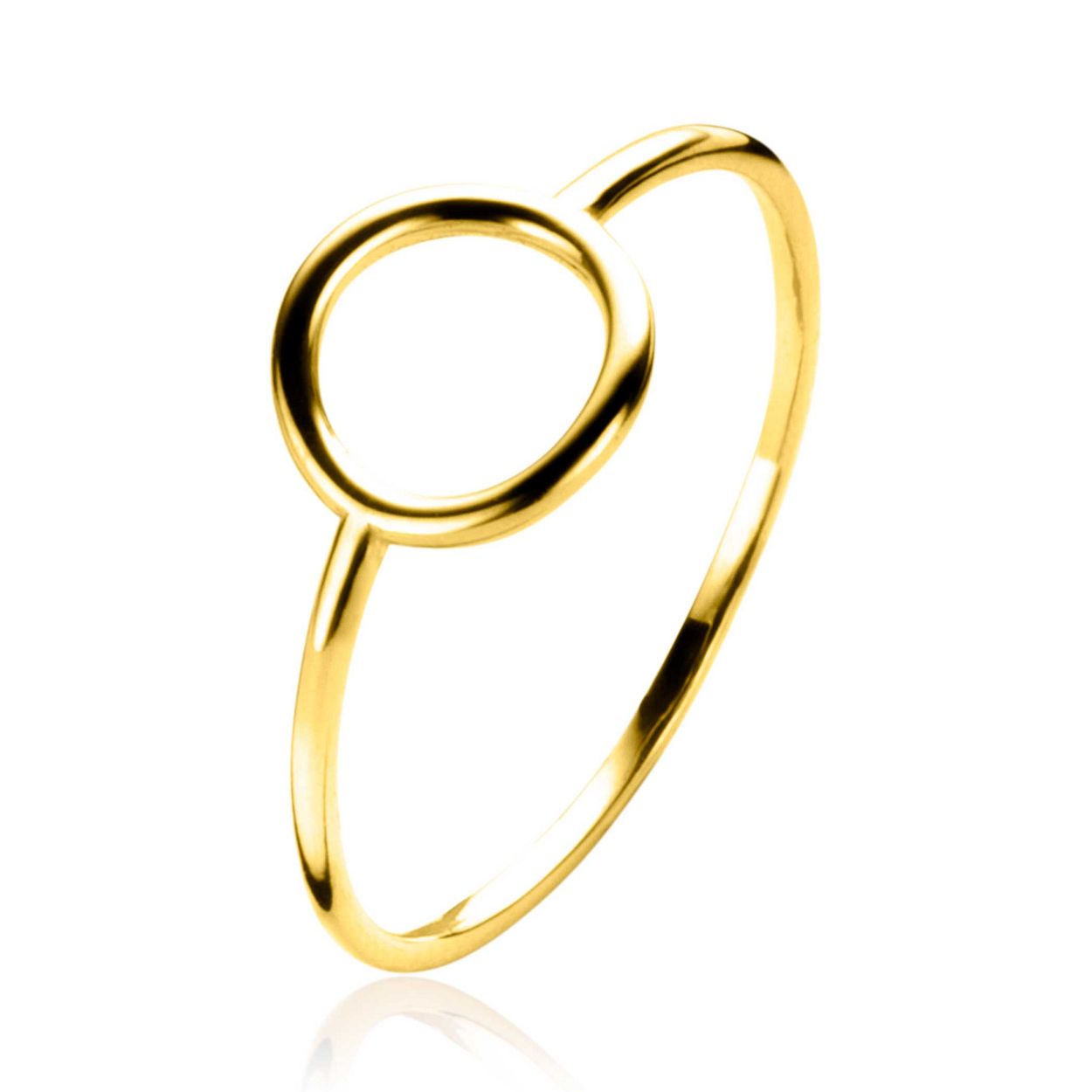 Dit is een ring van het merk Zinzi. De ring is  van kleur en gemaakt van goud. 