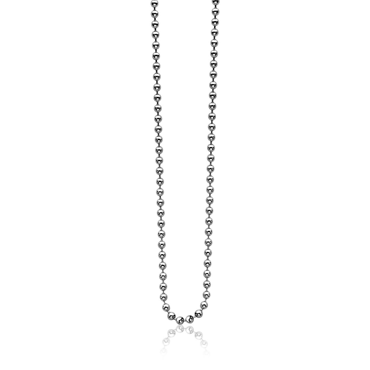 Zinzi zilveren bolcollier