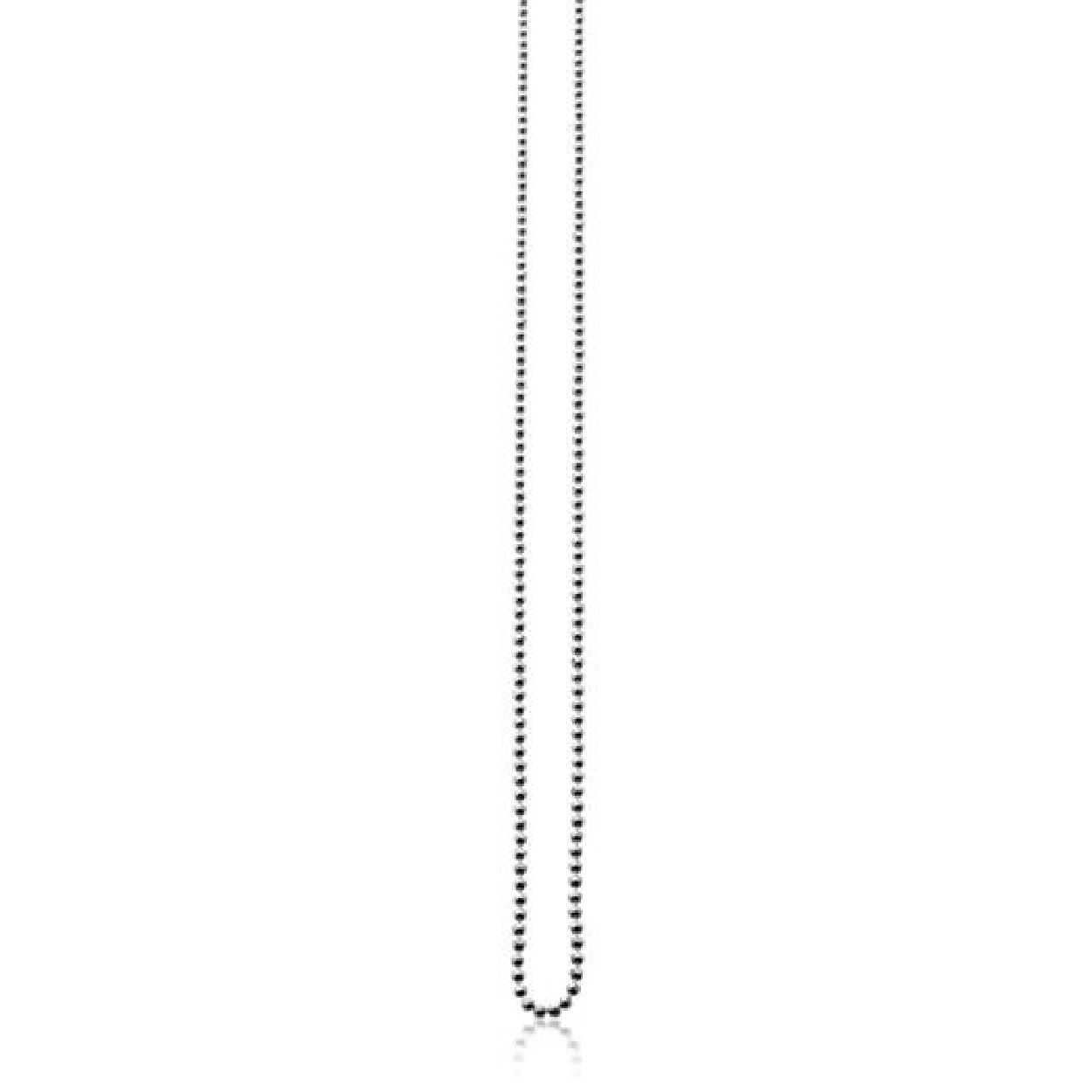 90cm Zinzi zilveren bolletjes ketting ZI90BOL