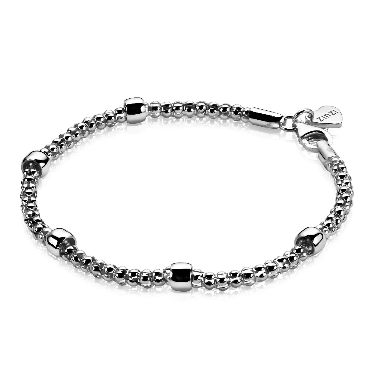 Zinzi zilveren schakelarmband 19cm ZIA1022