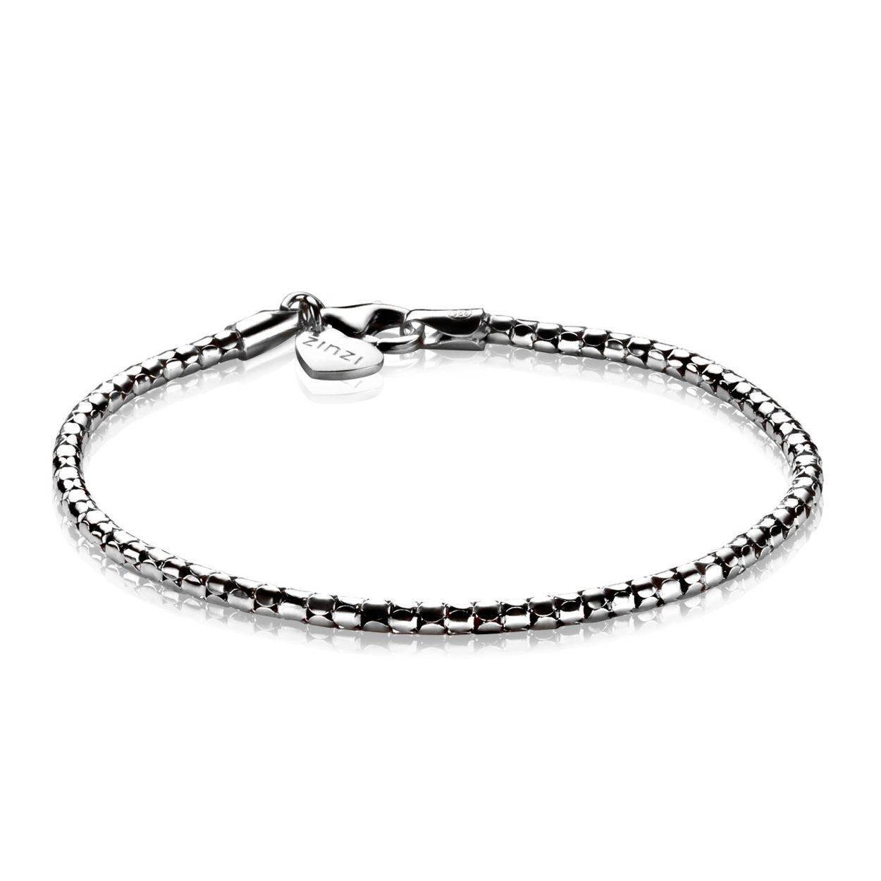 ZINZI zilveren fantasie armband 19cm ZIA1129A