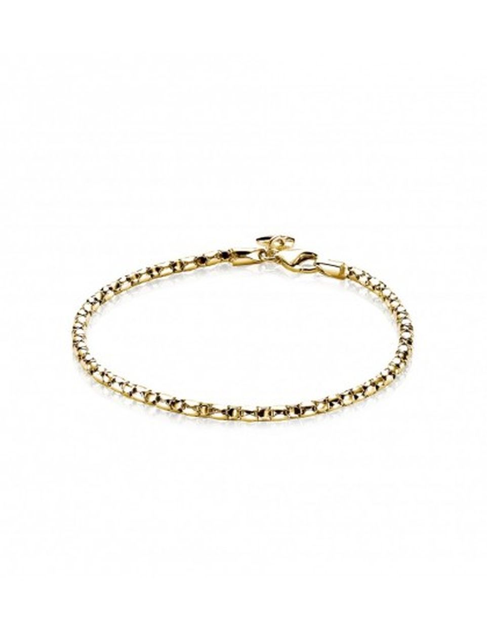 ZINZI zilveren armband fantasie geelgoudverguld