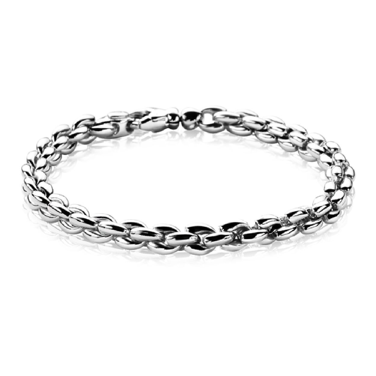 Zinzi zilveren schakelarmband 19,5cm ZIA1205
